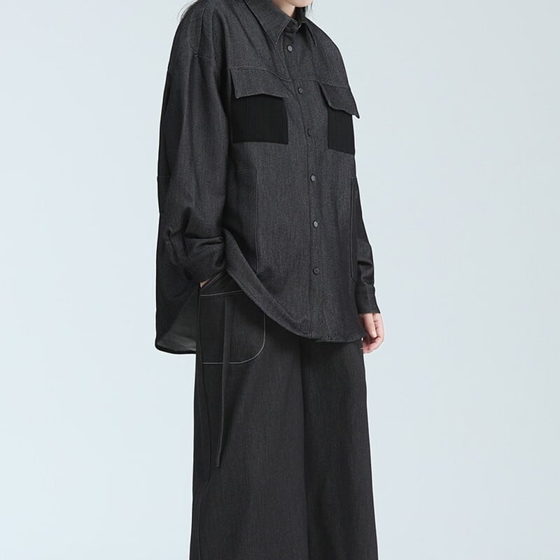 Thick Casual Collared Shirt【TR3134】