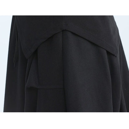 Asymmetru Wool Skirt【TR3151】