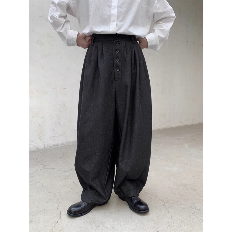 Wide-Leg High-Waist Pants【TR3226】
