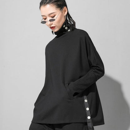 Turtle Neck Casual T-Shirt【TR3050】