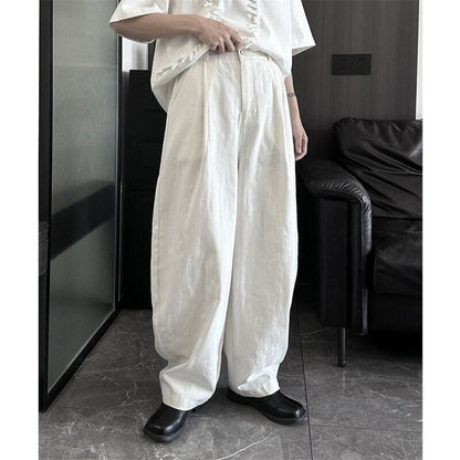 Barrel Wide-Leg Pants【TR3200】