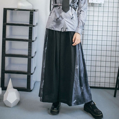 〈Unisex〉Patchwork Wide Pants【TR1168】