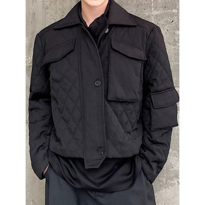 Quilted Utility Short Jacket【TR3356】
