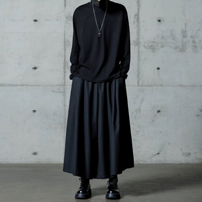 Curved Panel Long-sleeve T-shirt【TR3331】