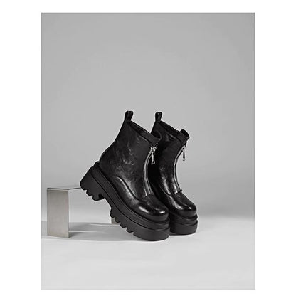 Front Zipper Martin Boots【TR3385】