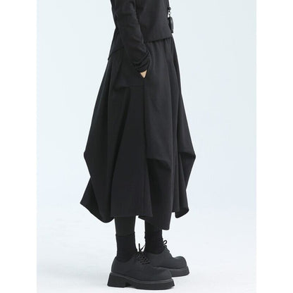 Asymmetru Wool Skirt【TR3151】