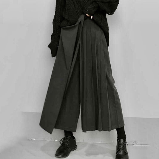 Wide Pleats Flare Pants【TR1320】