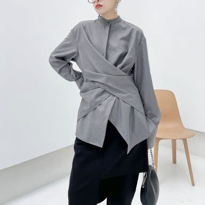 Center Fit Blouse Shirt【TR1020】