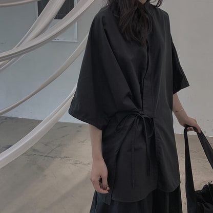 Loose Irregular Collared Shirt【TR3108】