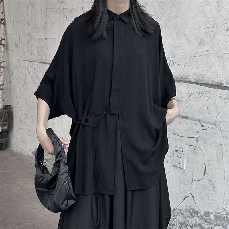 Long Slit Ovresize Collared Shirt【TR3103】