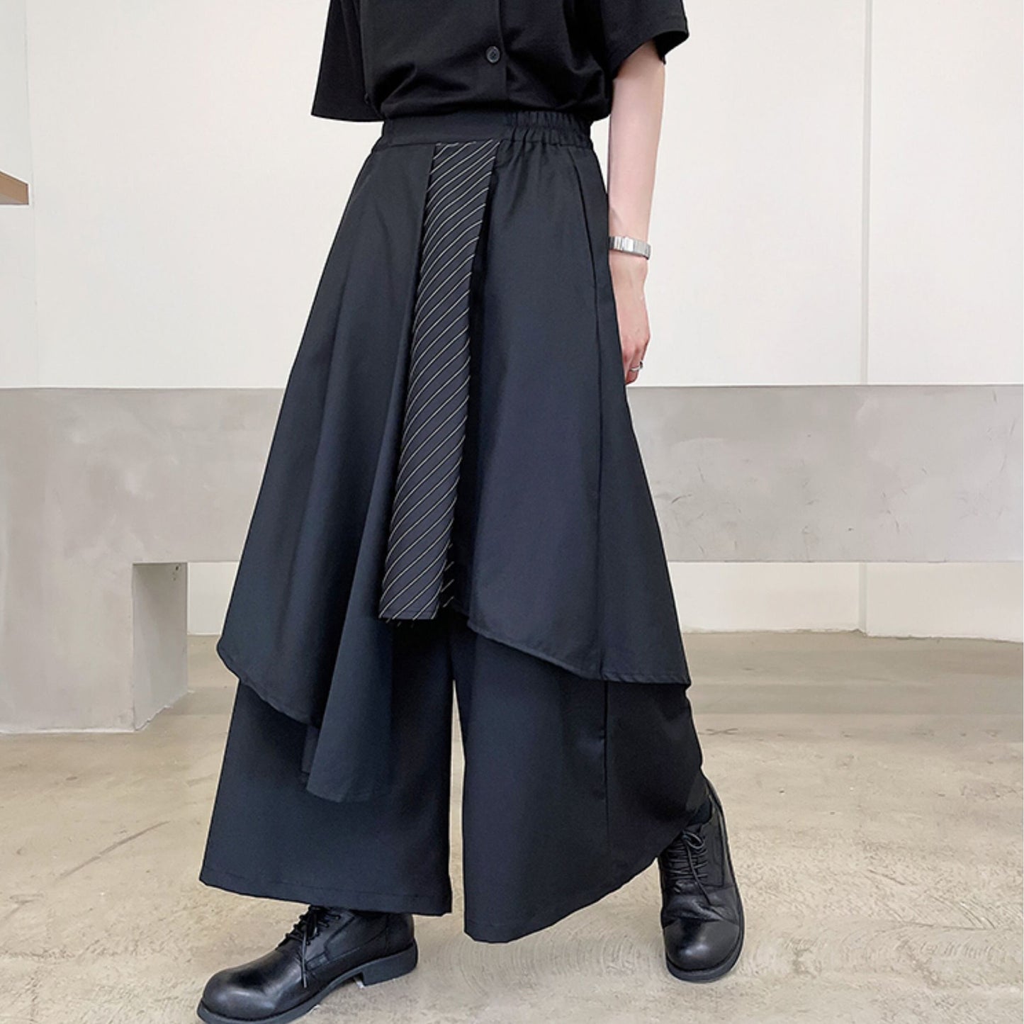 Irregular Design Wide Pants【TR3312】