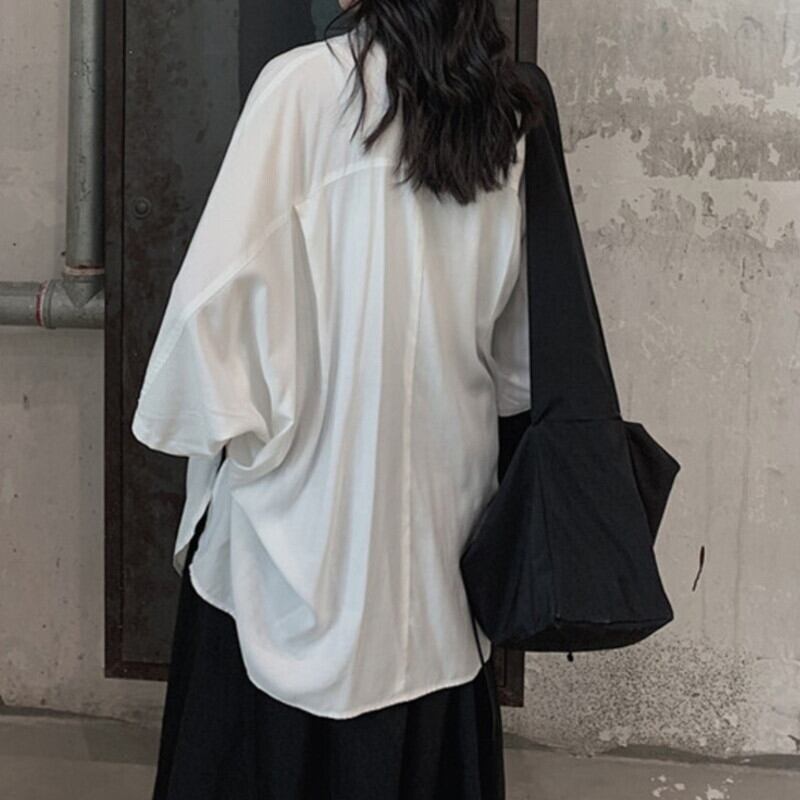 Loose Irregular Collared Shirt【TR3108】