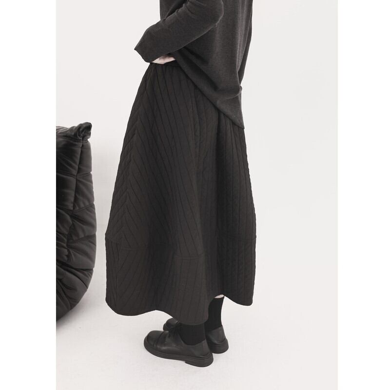 Quilting Crumply Skirt【TR3158】