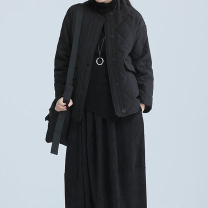 No-Collar Diamond Jacket【TR3252】