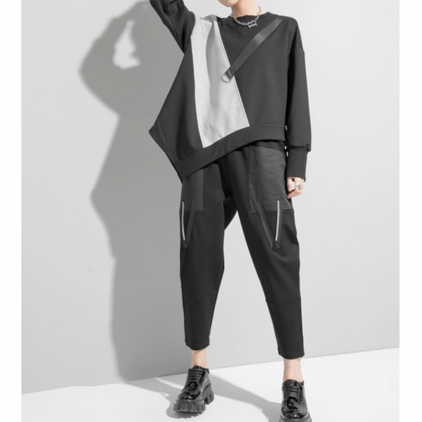 〈Unisex〉Color Block Pullover Shirt【TR2990】