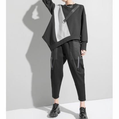〈Unisex〉Color Block Pullover Shirt【TR2990】