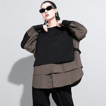 Fake Two Piece Shirt【TR1278】