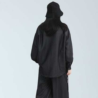 Thick Casual Collared Shirt【TR3134】