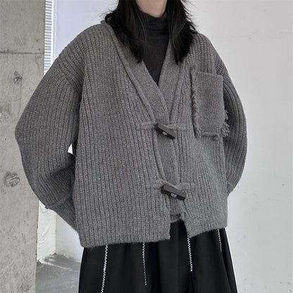 Damage Knit Short Jacket【TR3270】