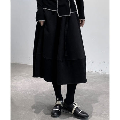 Balloon Tiered Skirt【TR3178】