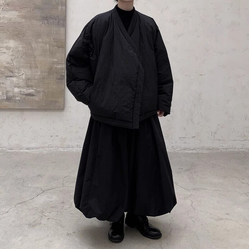 Asymmetry V-Neck Loose Jacket【TR3248】