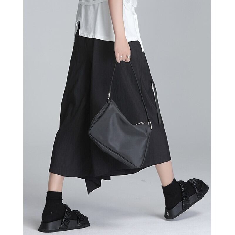 Flare Wide-Leg High-Waist Pants【TR3227】