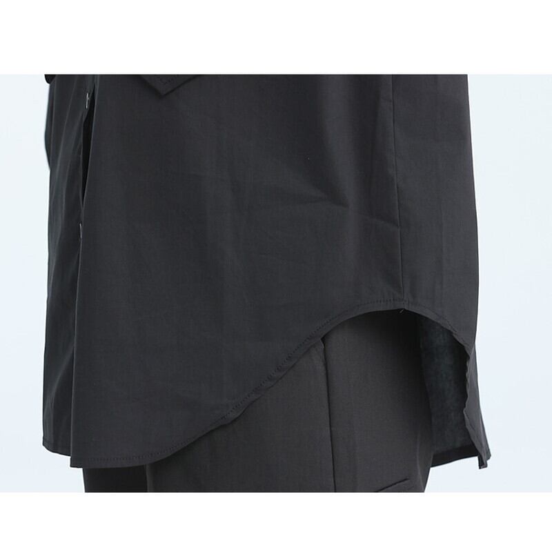 Fake-Layered Vest Collared Shirt【TR3135】