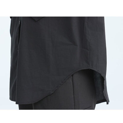 Fake-Layered Vest Collared Shirt【TR3135】