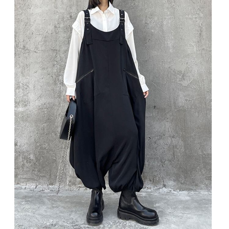 〈Unisex〉Loose Pocket Overall【TR0453】
