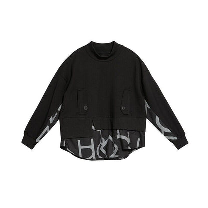 〈Unisex〉Docking Long Sleeve Sweat Shirt【TR1263】