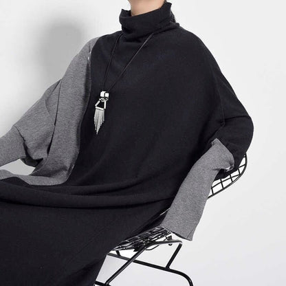Turtleneck All-in-one Dress【TR1147】