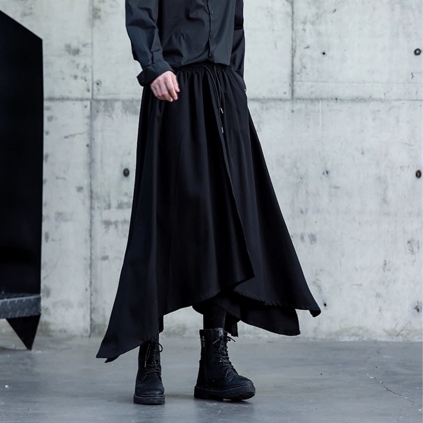 Irregular Hem Cropped Culottes【TR3276】
