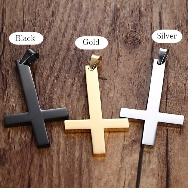 Stainless cross choker necklace【TR2770】
