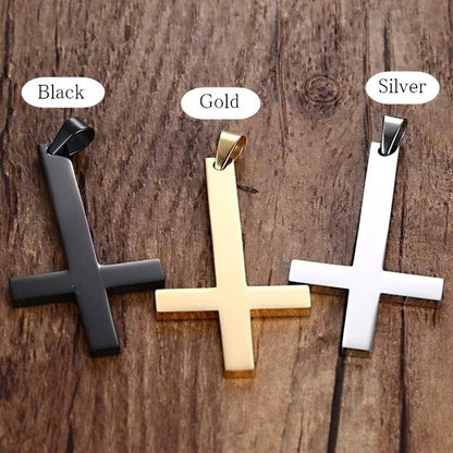 Stainless cross choker necklace【TR2770】