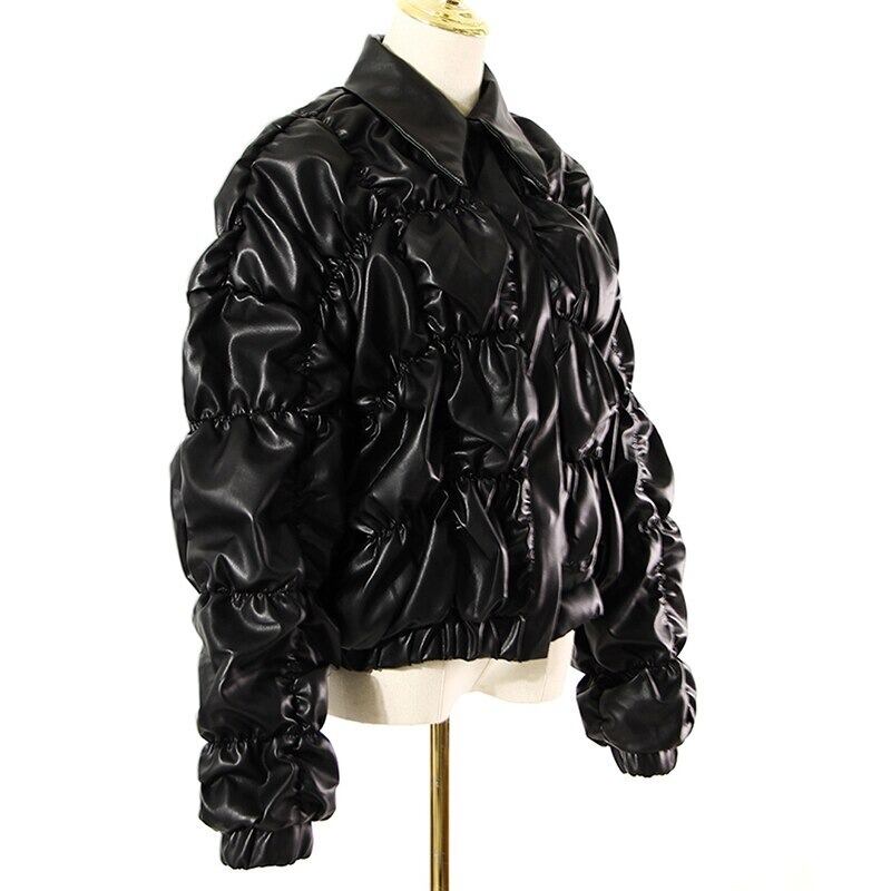 Bubble Fit Black Jacket【TR1108】