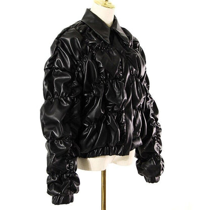 Bubble Fit Black Jacket【TR1108】