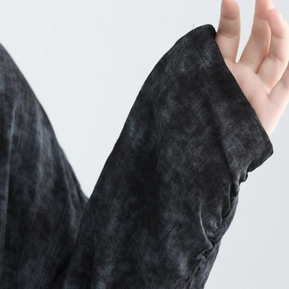 Drape Tiy-Die Collared Shirt【TR3131】