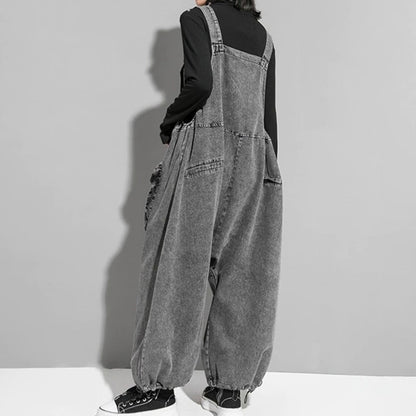 〈Unisex〉Denim Jumping Overall【TR3006】