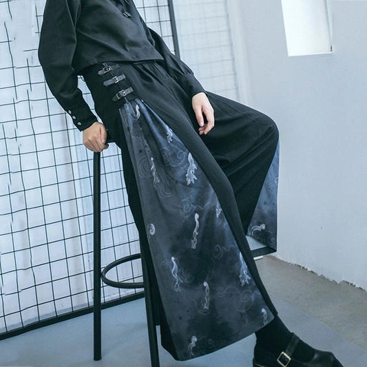 〈Unisex〉Patchwork Wide Pants【TR1168】