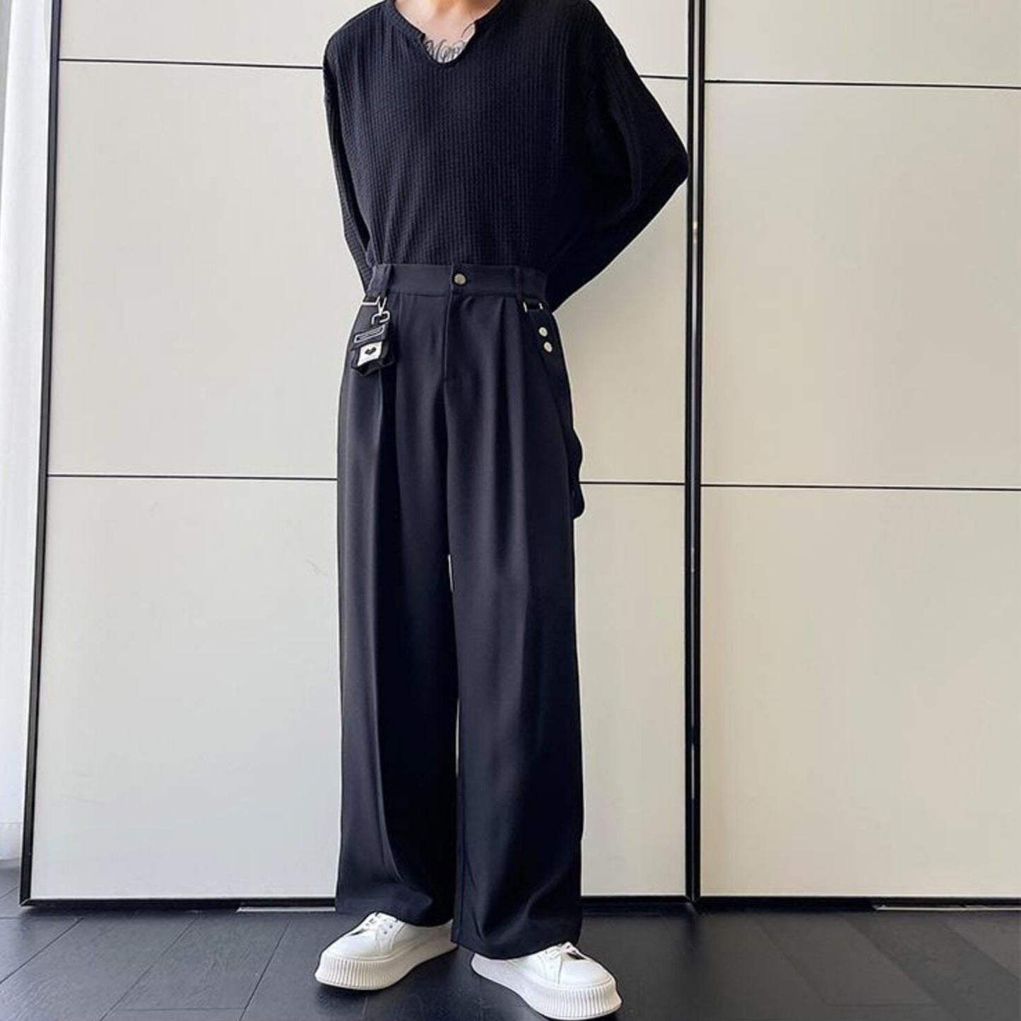 Tucked Wide Leg Pants【TR3290】