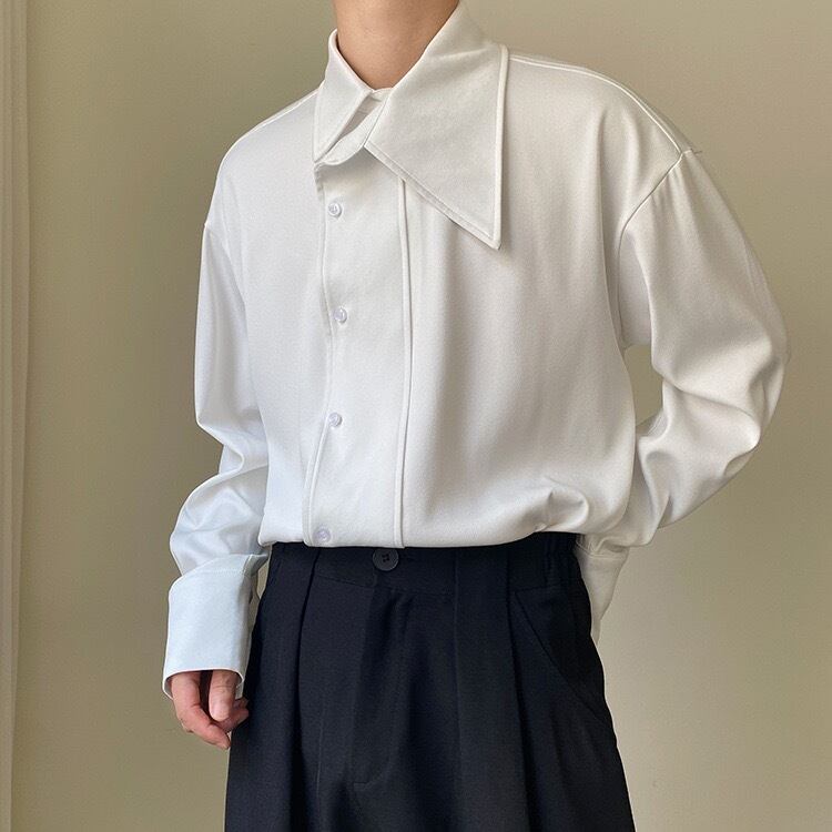Nichi-botton Asyme Shirt【TR1446】