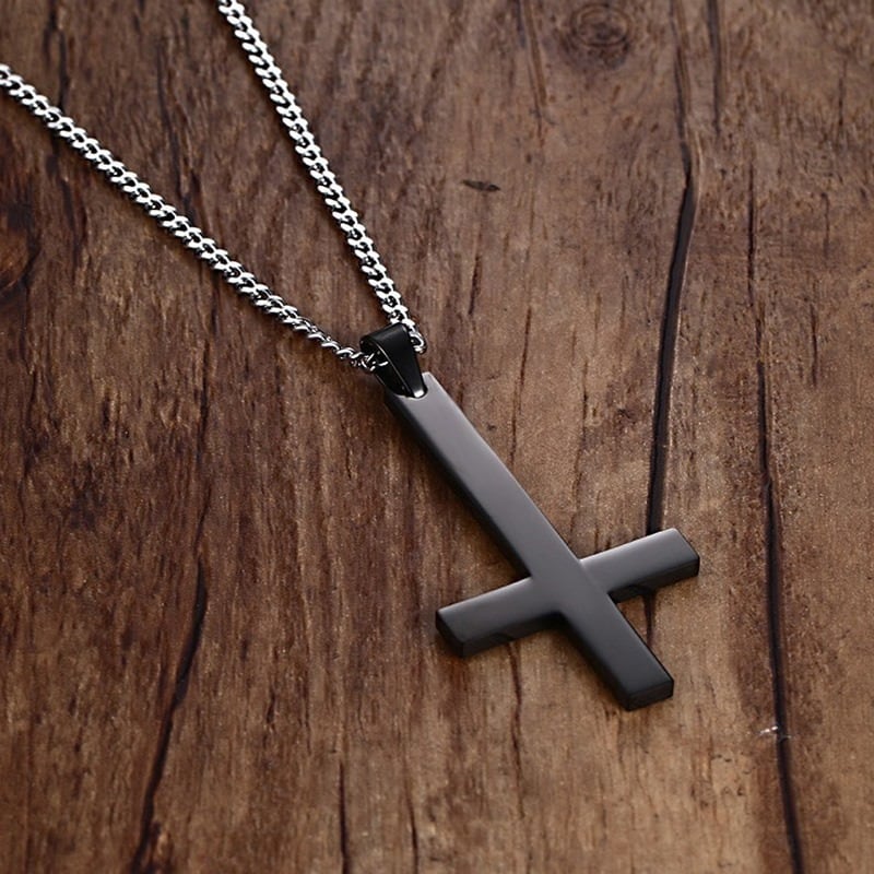 Stainless cross choker necklace【TR2770】