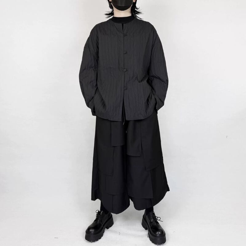 Crumpled Texture Minimal Jacket【TR3362】
