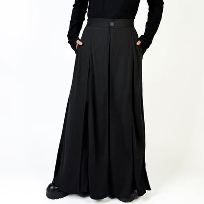 Multipanel High Waist Wide Pants【TR3285】