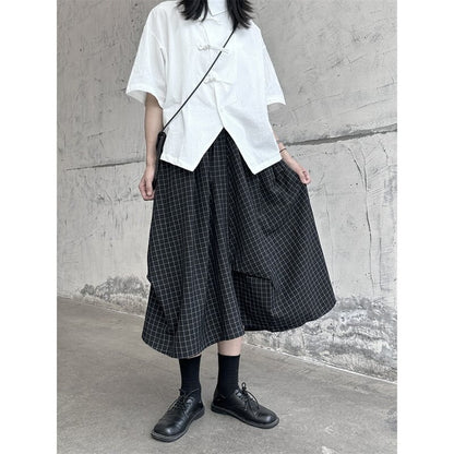 Asymmetry Layered Skirt【TR3165】