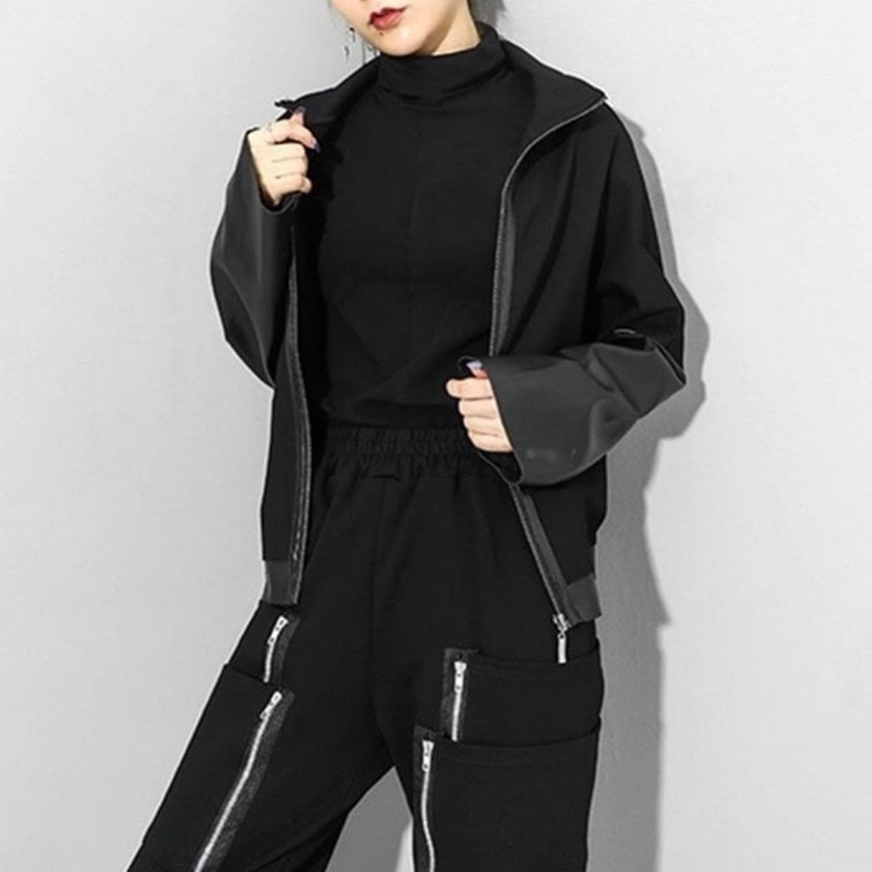 Pu Leather Mode Jacket【TR1407】