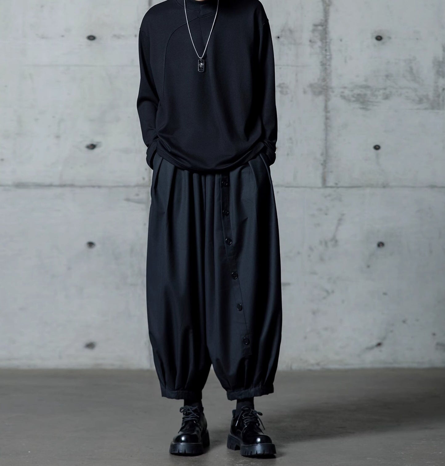 Gathered Balloon Cropped Pants【TR3310】