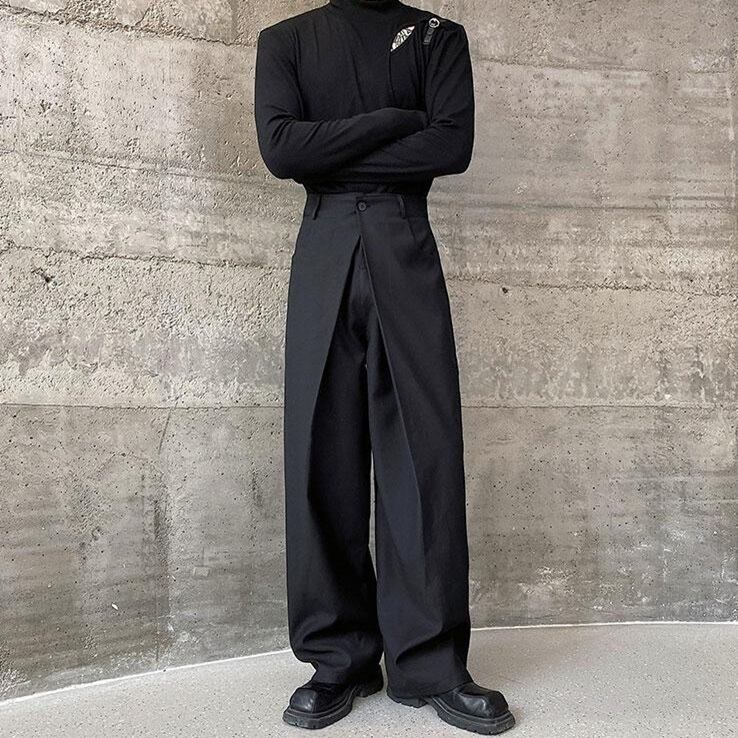 Layered Waist Wide Pants【TR3304】