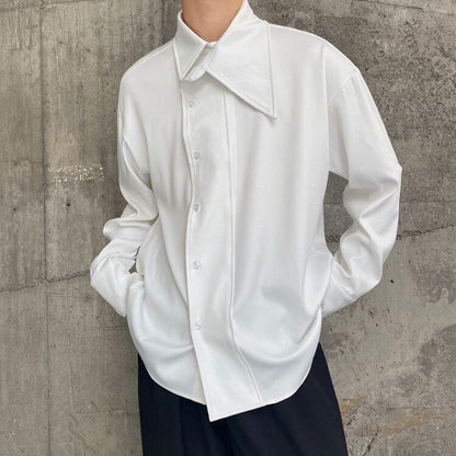 Nichi-botton Asyme Shirt【TR1446】