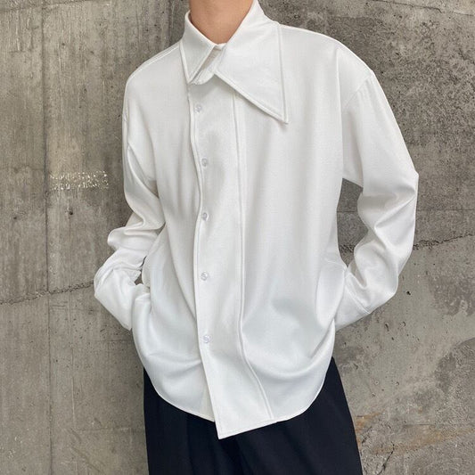 Nichi-botton Asyme Shirt【TR1446】